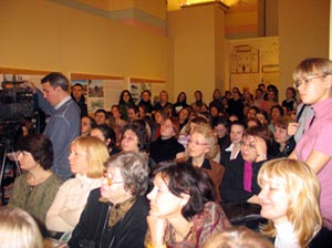 pubblico al concerto Synaulia all'Hermitage